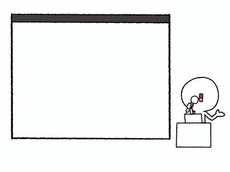 フレーム フレーム,枠,記入欄,空欄,シルエット,スクリーン,pop調,手描き,挿絵,ワンポイントのイラスト素材