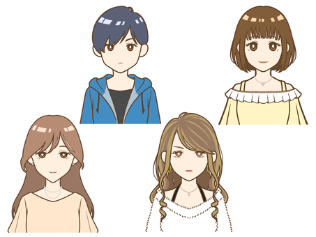 成人女性2 成人女性,女性,人物,人間,女性イラストのイラスト素材