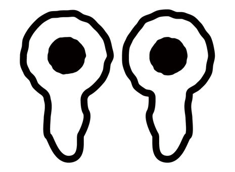 ポップなキャラクターの目　涙 目,涙,涙目,泣く,号泣,表情,瞳,ポップ,キャラクター,漫画のイラスト素材