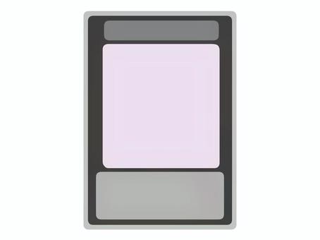 Illustration, trading card, frame, template, 