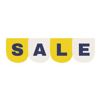 黄色とグレーのSALE飾り ショッピング,飾り,旗,文字,英語,黄色,灰色,紺色,sale,セールのイラスト素材