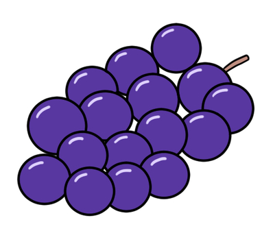 Illustration, grape, grape, fruit, JPG and PNG