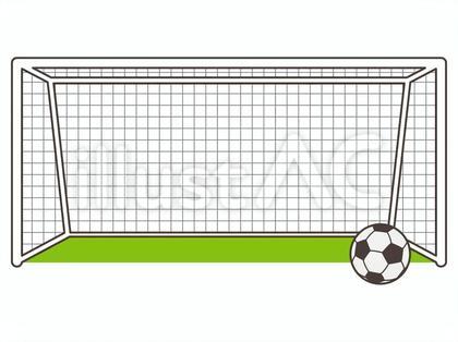 サッカーゴール2イラスト No 無料イラストなら イラストac