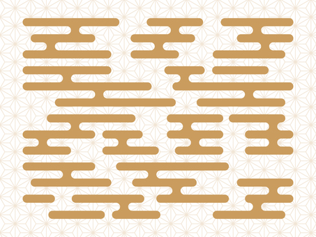 和風の金雲模様(背景なしPNG) 和風の金雲模様(背景なしPNG) 和柄,雲,金雲,和風,模様,背景,金色,麻の葉,日本,和のイラスト素材