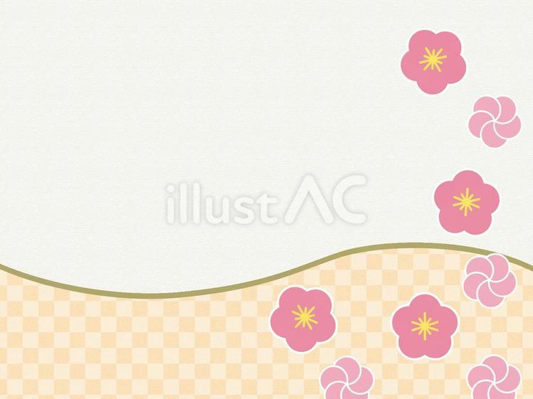 和風背景 和風,背景,フレームのイラスト素材
