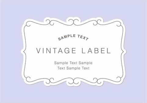 ビンテージフレームラベルくすみカラー14 フレーム,ビンテージ,ラベル,シンプル,枠,囲い,囲み,飾り罫,飾り枠,単品のイラスト素材