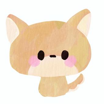 デフォルメの犬のイラスト デフォルメの犬のイラスト 犬,動物,生き物,子犬,ペット,キャラクター,デフォルメ,手描き,かわいい,戌のイラスト素材
