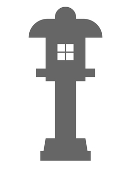 石灯篭のイラスト 石灯篭,和風,日本庭園,灯篭,石材,日本,庭,庭園,灯,石のイラスト素材