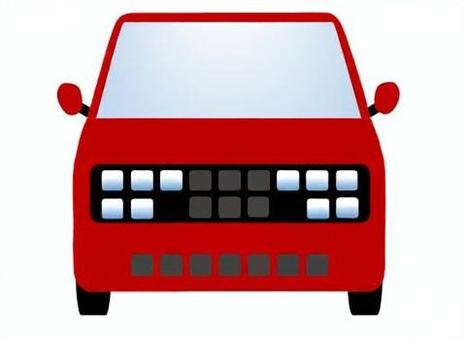 軽自動車87 軽自動車,ミニバン,ワンボックスカー,車,自動車,乗用車,自家用車,挿絵,乗り物,正面のイラスト素材