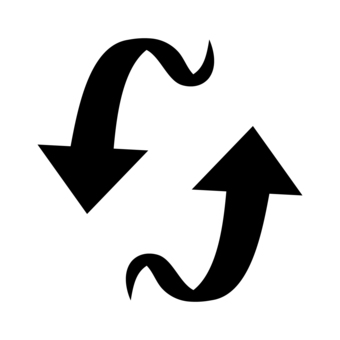 Up / down cycle arrow, JPG, PNG and AI Up / down cycle arrow, arrow, cycle, up and down, JPG, PNG and AI