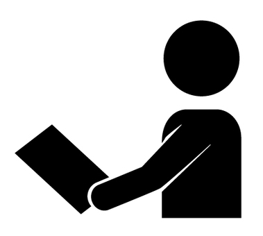 書類を提出したりチラシ見たり資料受け取る 提出,渡す,受領,受け取る,人,申請,書類,資料,チラシ,見るのイラスト素材
