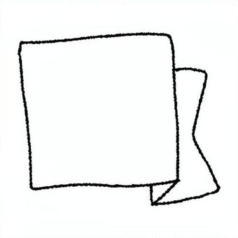 手描きのリボンのフレーム22 フレーム,リボン,枠,飾り枠,アイコン,見出し,タイトル,装飾,アイキャッチ,ラベルのイラスト素材