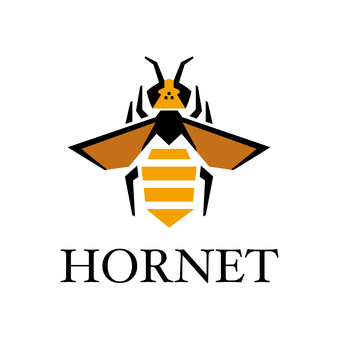 ホーネットロゴマーク-12 ホーネット,スズメバチ,生き物,毒,虫,羽,針,ロゴ,マーク,シンボルのイラスト素材