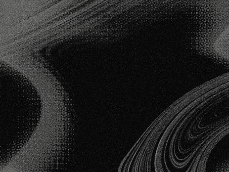 細かなノイズのあるモノクロのサイバー抽象 サイバー,モノクロ,黒,灰色,グレー,ノイズ,点々,ドット,砂状,神秘的のイラスト素材