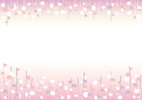 つる植物_ピンク フレーム,飾り枠,柄,かわいい,メルヘン,背景,つる植物,ピンク,ふんわり,バックグラウンドのイラスト素材
