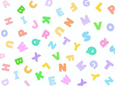 アルファベットパターン（パステル） アルファベット,ローマ字,英語,パステル,パターン,背景,壁紙のイラスト素材
