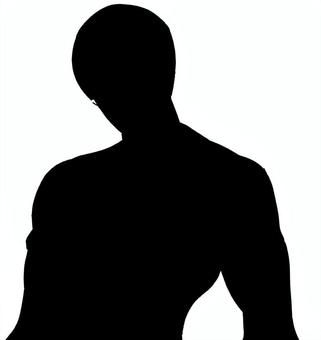男12 男,シルエット,立ち絵,trpg,人のイラスト素材