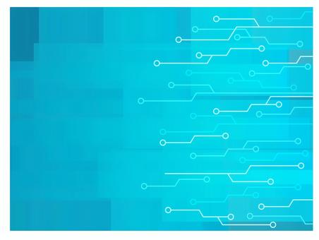 近未来的な青緑色の背景素材 電子回路,基盤,青緑,デジタル,テクノロジー,コンピューター,ネットワーク,水色,近未来,カードのイラスト素材