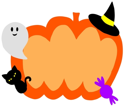 ハロウィンのかぼちゃフレーム