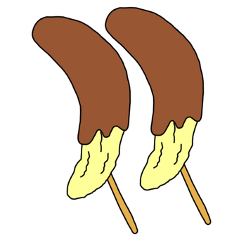 Chocolate banana, , JPG and PNG