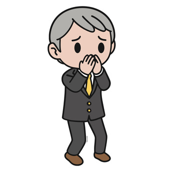 驚愕する人 驚愕する人 驚き,驚愕,愕然,衝撃,ショック,びっくり,男性,スーツ,ビジネス,会社員のイラスト素材