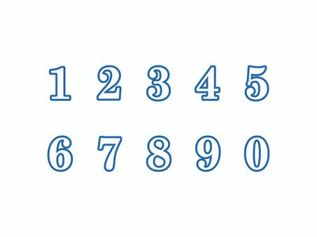 数字（青縁）02-03