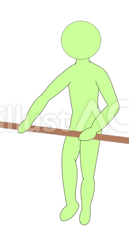 もも上げ前 運動,体操,トレーニングのイラスト素材