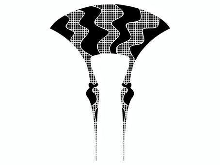 簪のシルエットアイコン 簪,髪飾り,装飾,頭用,おしゃれ,アイテム,挿絵,素材,アイコン,シルエットのイラスト素材