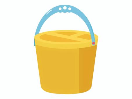 筆洗いバケツ(筆洗)のイラスト 筆洗いバケツ(筆洗)のイラスト 筆洗,バケツ,洗う,筆洗い,洗い,学校,幼稚園,子ども,子供,かわいいのイラスト素材