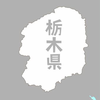 栃木県　  栃木県,都道府県,境界,輪郭,形,地図,海,漢字のイラスト素材