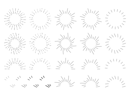 吹き出し 集中線のフレームセット 集中線,吹き出し,フレーム,ふきだし,フキダシ,あしらい,枠,飾り枠,ウニフレーム,スタイリッシュのイラスト素材