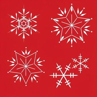 雪の結晶 雪の結晶,雪,結晶,星,スター,クリスマス,飾り,星型のイラスト素材