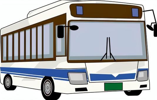 路線バス   路線バス   路線バス,ローカル,運行,走行,大型,公共交通,車体,青,ラインのイラスト素材