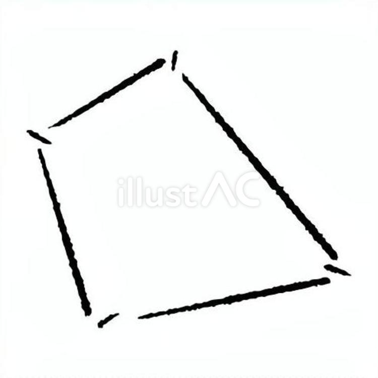 手描きのカクカクの吹き出し57 吹き出し,フレーム,見出しのイラスト素材