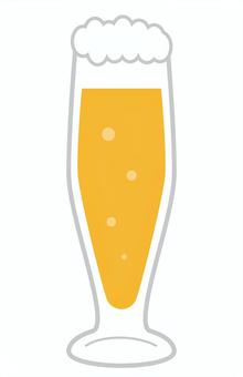 普通にグラスビール ビール,生ビール,グラス,お酒,アルコール,ドリンク,居酒屋,飲酒,飲み物,一杯のイラスト素材