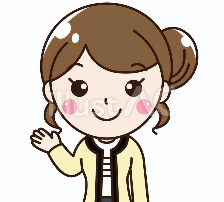受付嬢のイラスト 受付嬢,受付,olのイラスト素材