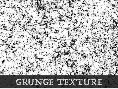 ノイズ感が強い白黒グランジ質感テクスチャ グランジ,テクスチャ,質感,ざらざら,ノイズ,汚れ,かすれ,ひび割れ,背景,モノクロのイラスト素材