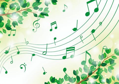 自然の癒しのヒーリング音楽の背景素材