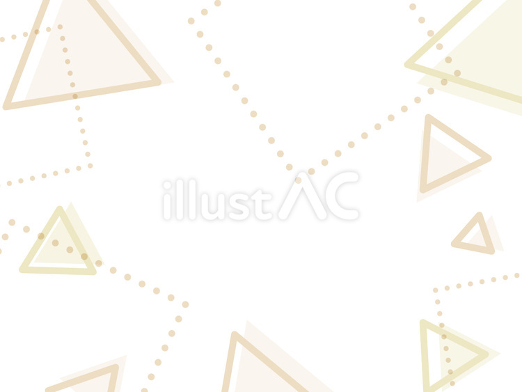 黄色のランダムな幾何学模様背景 幾何学模様,三角形,四角のイラスト素材