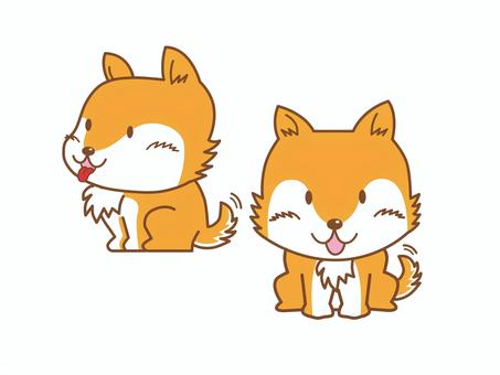柴犬のキャラクター