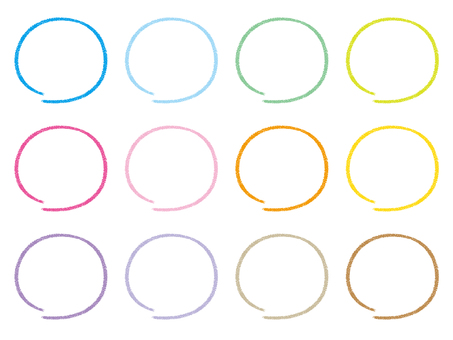 Illustration, frame, enclosure, pastel, 