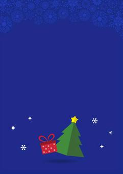 クリスマスツリーとプレゼント04 クリスマス,クリスマスツリー,クリスマスプレゼント,プレゼント,背景,雪,キラキラ,雪の結晶,幾何学,模様のイラスト素材