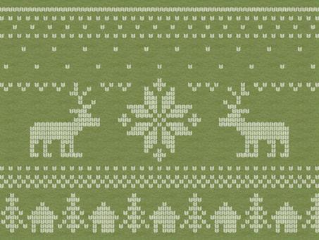 クリスマス背景、北欧柄ニットテクスチャ緑 クリスマス背景、北欧柄ニットテクスチャ緑 クリスマス,背景,ニット,テクスチャ,パターン,冬,12月,クリスマスカード,クリスマスカラー,モミの木のイラスト素材