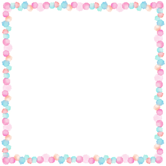 polka dot colorful frame, , JPG and PNG