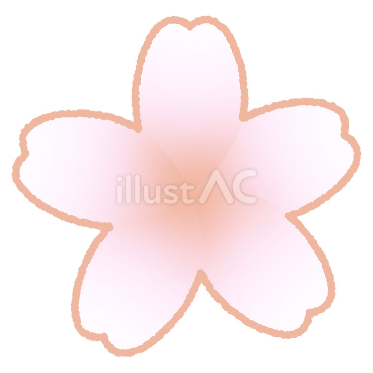 【春】桜の正方形アイコン 桜,季節,春のイラスト素材