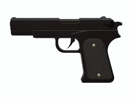 Illustration, handgun, pistol, hand gun, 