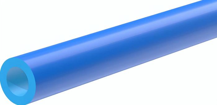 ナイロンパイプ 化学製品,配管,パイプ,ナイロン,ナイロンパイプ,青色,セルリアンブルー,蛍光色,円筒形,3dcgのイラスト素材