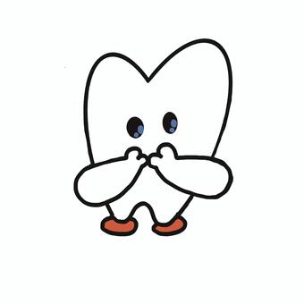 歯のキャラクター 歯,キャラクター,アイコン,イラスト,歯科のイラスト素材