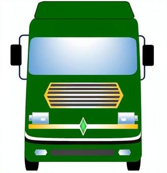 トラック98 車,トラック,正面,物流,運輸,運送,ロジスティクス,貨物,輸送,流通のイラスト素材
