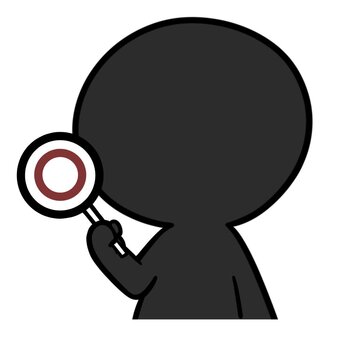 〇の札を持つ黒いモブ 〇,札,上半身,アイコン,正解,無個性,人物,人,当たり,イラストのイラスト素材